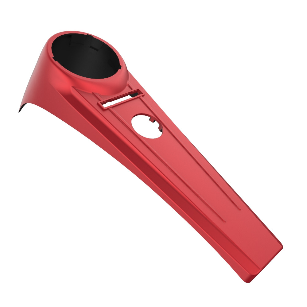 Wicked Red Denim Extended Tank Dash Console for 2011-2017 Harley Softail