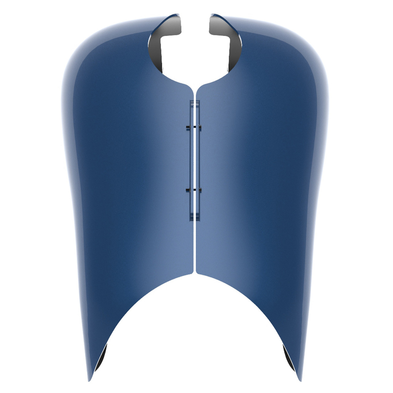 Advanblack Legend Blue (Glossy) Extended Stretched Tank Cover for Harley 2008-2020 Street Glide & Road Glide