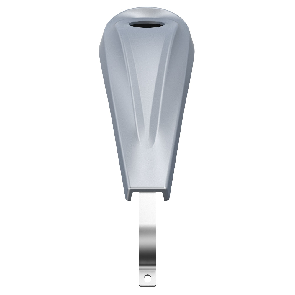 Advanblack Barracuda Silver Denim Low-profile Tank Dash Console for '08-'20 Harley Street Glide and Road Glide