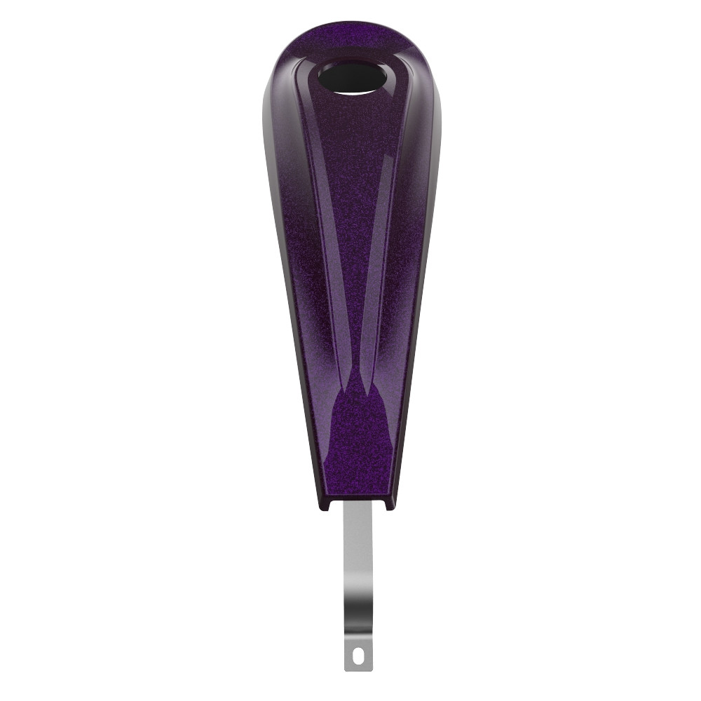 Advanblack Hard Candy Mystic Purple  Low-profile Tank Dash Console for '08-'20 Harley Street Glide and Road Glide