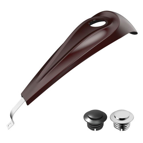 Advanblack Twisted Cherry Low-profile Tank Dash Console for '08-'20 Harley Street Glide and Road Glide