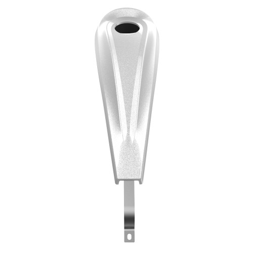 Advanblack White Hot Pearl  Low-profile Tank Dash Console for '08-'20 Harley Street Glide and Road Glide