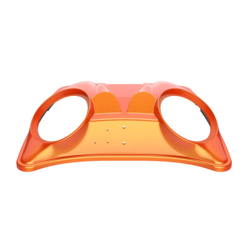 Tequila Sunrise Dual 8'' Speaker Lids for Advanblack / OEM Harley Rushmore style Razor, Chopped & King Tour Pak