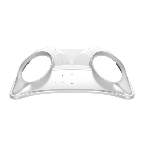 White Hot Pearl Dual 8'' Speaker Lids for Advanblack / OEM Harley Rushmore style Razor, Chopped & King Tour Pak