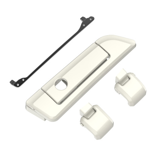 Bonneville Salt Pearl Hinges & Latch kit  For Harley Razor Chopped King Tour Pak