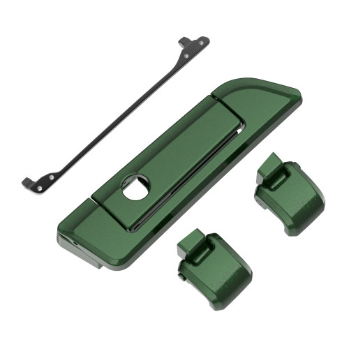 Kinetic Green Hinges & Latch kit  For Harley Razor Chopped King Tour Pak