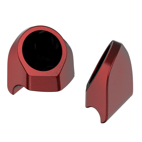 Burgundy Metallic Tour Pack Speaker Pods For Advanblack & Harley King Tour Pack