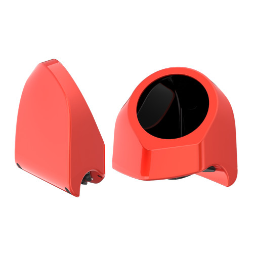 Candy Orange 6.5 Inch Speaker Pods for Advanblack & Harley King Tour Pak