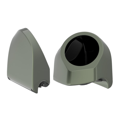 Deadwood Green Glossy 6.5 Inch Speaker Pods for Advanblack & Harley King Tour Pak