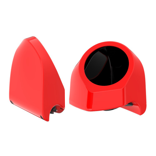 Scarlet Red 6.5 Inch Speaker Pods for Advanblack & Harley King Tour Pak