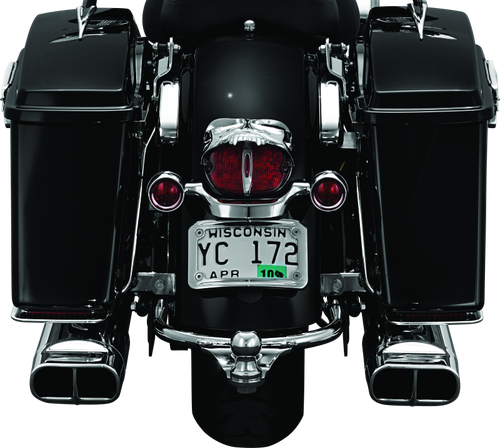 Kuryakyn #9009 - Zombie Taillight Cover Chrome