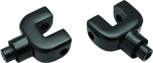 Kuryakyn #8927 - Splined Passenger Peg Adapter Indian Black