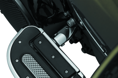 Kuryakyn #8894 - Non-Pivot Splined Peg Adapter Harley-Davidson Models Chrome