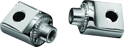 Kuryakyn #8883 - Non-Pivot Splined Male Adapter Chrome