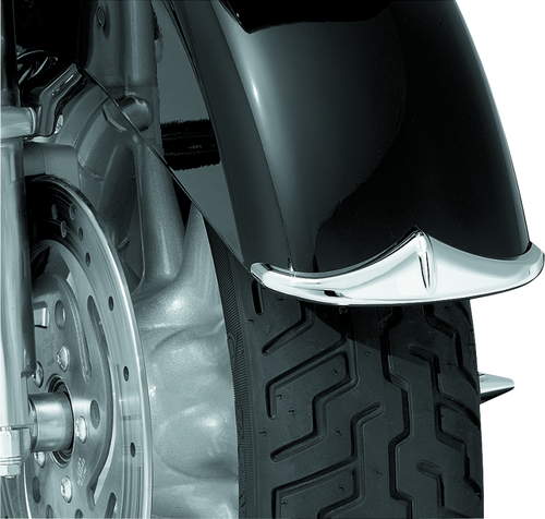 Kuryakyn #8642 - Front Fender Accent Leading Edge Chrome