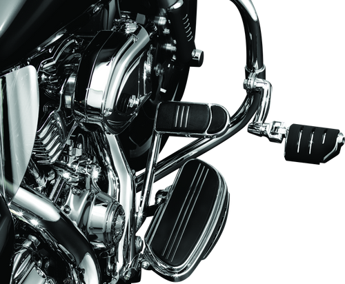 Kuryakyn #8016 - Longhorn Offset Peg Mounts Chrome (Pair)