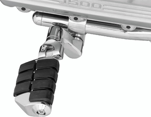 Kuryakyn #7976 - Dually ISO Offset Highway Pegs With 1inch Clamp Chrome (Pair)