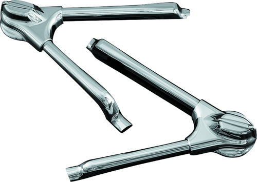 Kuryakyn #7815 - Swingarm Tube Covers 08-17 Softail Models Chrome