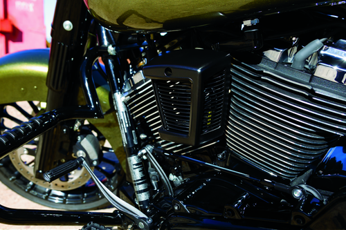 Kuryakyn #7491 - Hypercharger ES Horn Cover Satin Black