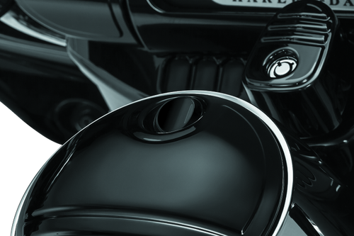 Kuryakyn #7428 - Push Button Fuel Door Latch Chrome