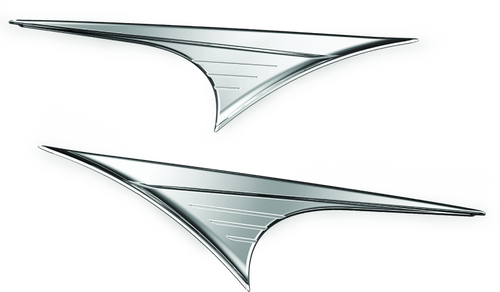 Kuryakyn #7274 - Side Body Accents For Trikes Chrome