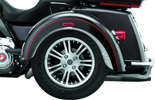 Kuryakyn #7214 - Rear Fender Flares For Trikes Chrome