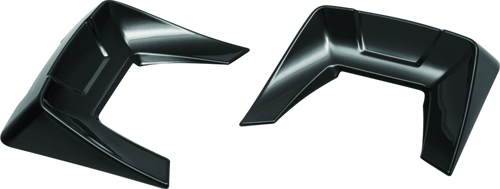 Kuryakyn #7067 - Speedform Saddlebag Lid Spoilers 14-Up Touring Models Black