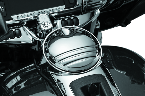 Kuryakyn #6968 - Tri-Line Fuel Door Chrome