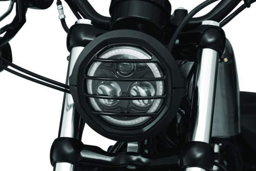 Kuryakyn #6688 - Dillinger Headlight Trim 5-3/4 Black