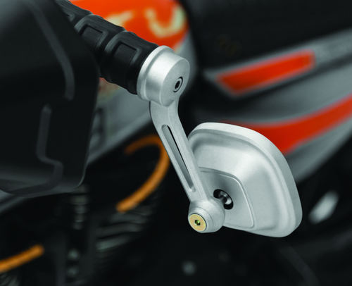 Kuryakyn #6656 - Dillinger Bar End Mirrors Silver