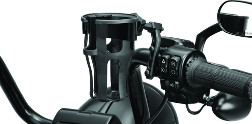 Kuryakyn #6485 - Reflex Drink Holder Perch Mount Black