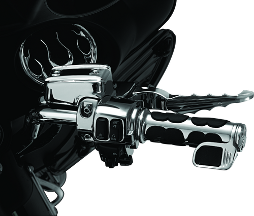 Kuryakyn #6299 - Contoured ISO Throttle Boss Chrome