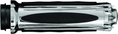 Kuryakyn #6296 - Premium Zombie Grips Without Throttle Boss Dual Cable Chrome