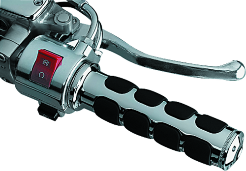Kuryakyn #6190 - ISO Grips Metric Chrome