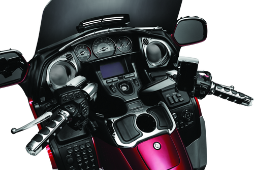 Kuryakyn #6183 - ISO Grips For GL1800 With Heated Grips Chrome