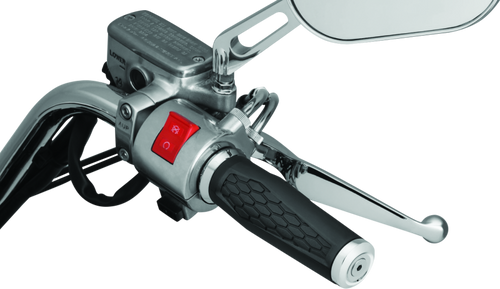 Kuryakyn #5926 - Hex Grips 1inch Universal Chrome