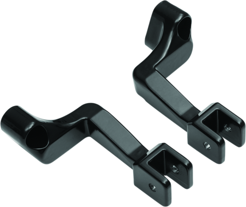 Kuryakyn #5830 - Passenger Peg Mounts Indian Models Gloss Black