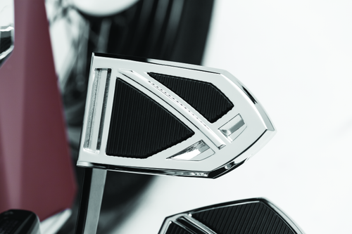 Kuryakyn #5754 - Phantom Brake Pedal Pad For 18-Up FL Softails Chrome