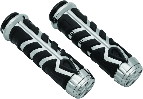 Kuryakyn #5752 - Spear Grips For Indian Chrome