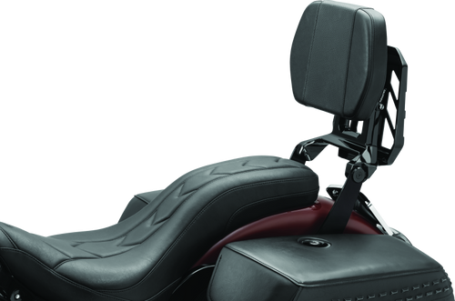Kuryakyn #5747 - Neo Driver & Passenger Backrest Black