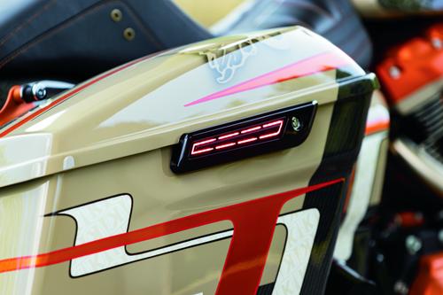 Kuryakyn #5477 - LED Saddlebag Hinge Accents Black