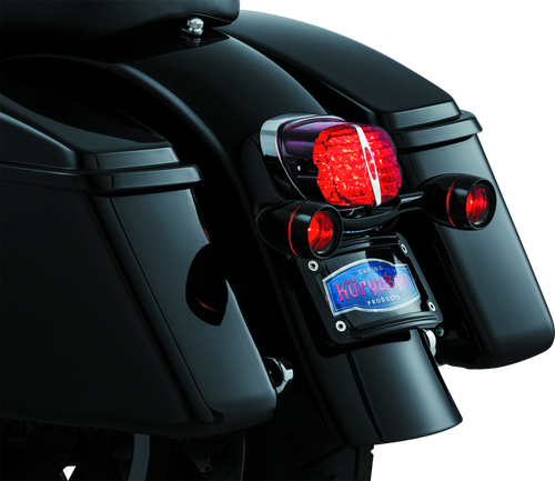 Kuryakyn #5405 - Bullet Light Rear Turn Signal Bar Gloss Black