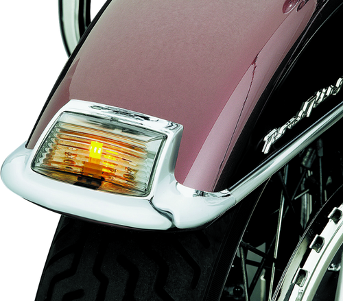 Kuryakyn #4824 - Front Smoke Fender Tip Lens With LED