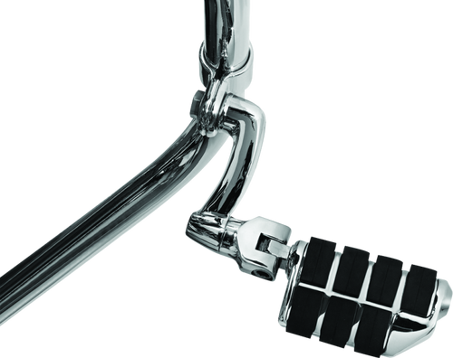 Kuryakyn #4574 - Longhorn Offset Dually ISO Peg With 1-1/2in Clamp Chrome