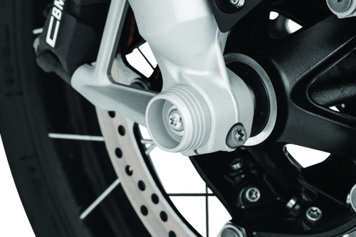 Kuryakyn #3807 - Lodestar Axle Sliders Silver