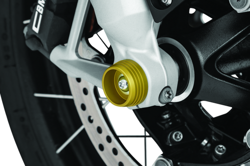 Kuryakyn #3801 - Lodestar Axle Sliders Gold