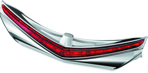 Kuryakyn #3236 - L.E.D. Rear Fender Tip 12-17 GL1800 Chrome Red Lens