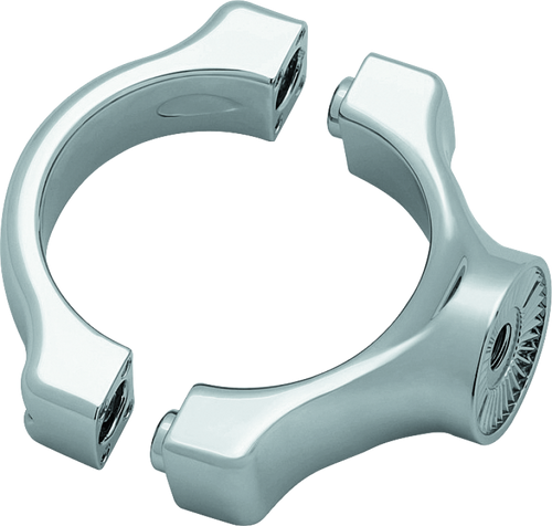 Kuryakyn #3124 - Side Mount License Plate Holder Clamp 14-Up Yamaha Bolt Chrome