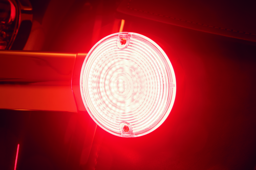 Kuryakyn #2940 - Luminez L.E.D Rear Turn Signal Insert 1156 Red Flat Style