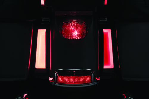 Kuryakyn #2901 - Tracer L.E.D. Inserts For Saddlebag Supports Black